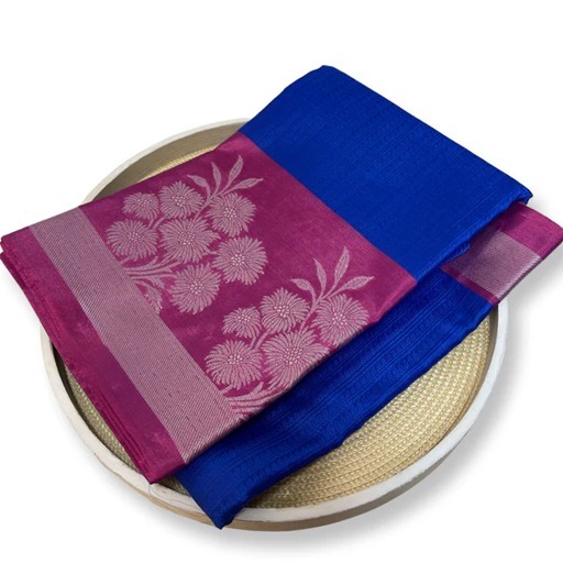 Advaxe Tangail Silk Moslin than Sari - Image 1